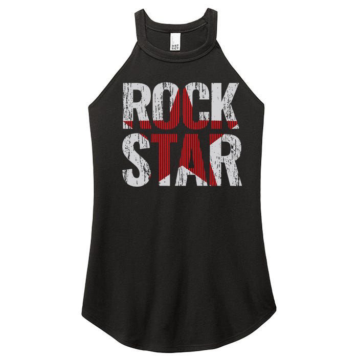 Rock And Roll Star Women's Perfect Tri Rocker Tank