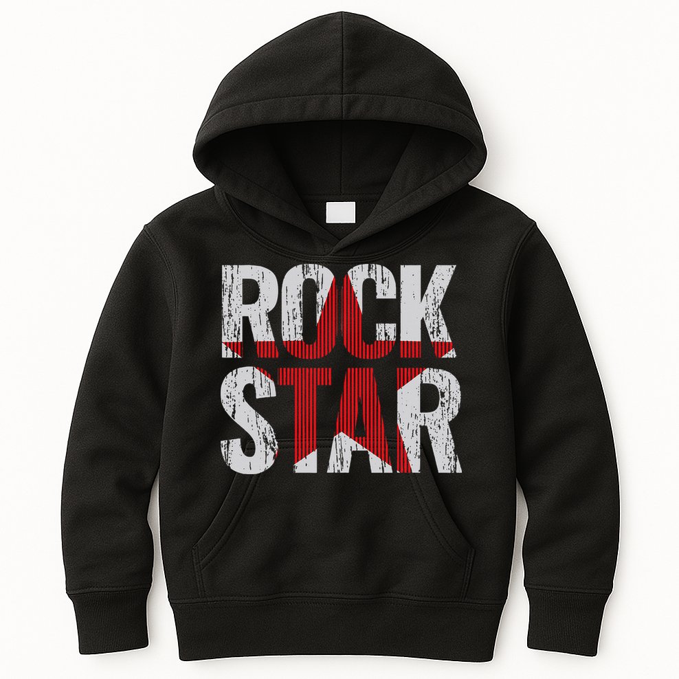 Rock And Roll Star Kids Hoodie