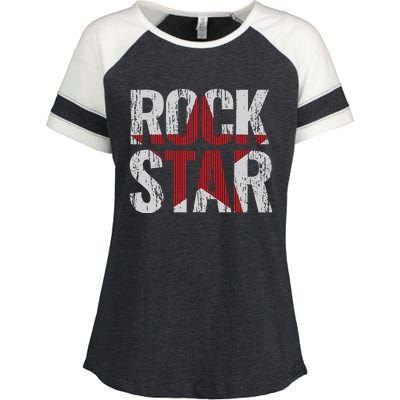 Rock And Roll Star Enza Ladies Jersey Colorblock Tee