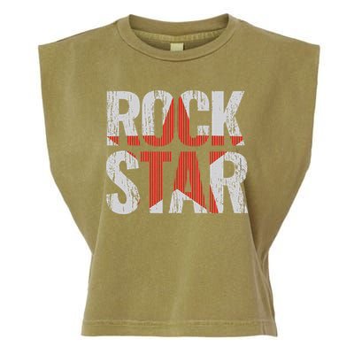 Rock And Roll Star Garment-Dyed Women's Muscle Tee