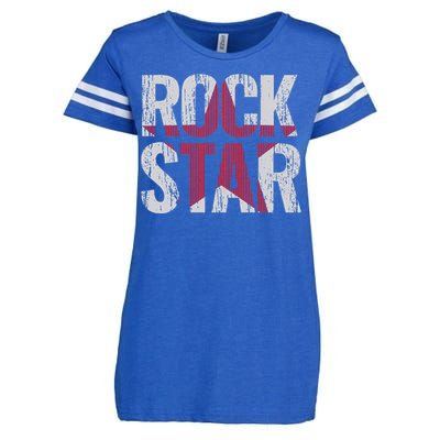 Rock And Roll Star Enza Ladies Jersey Football T-Shirt