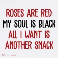 Roses Are Red My Soul Is Black All I Want Is Another Snack Funny Valentines Day Short Acrylic Beanie