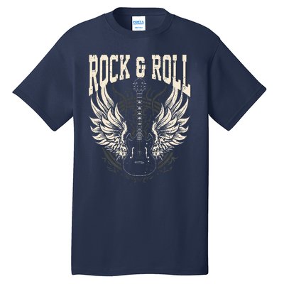 Rock And Roll Lover Gifts Cool Electric Guitar Concert Band Tall T-Shirt