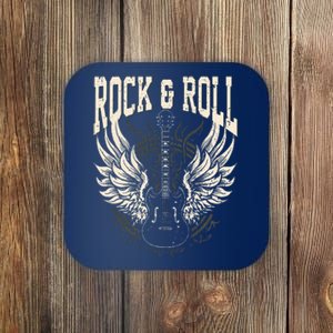 Rock And Roll Lover Gifts Cool Electric Guitar Concert Band Coaster