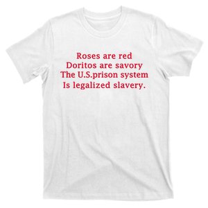 Roses Are Red Doritos Are Savory The U.S. Prison T-Shirt