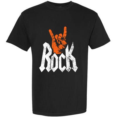 Rock And Roll Rock Music Rock Music Lover Garment-Dyed Heavyweight T-Shirt