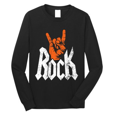 Rock And Roll Rock Music Rock Music Lover Long Sleeve Shirt