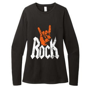 Rock And Roll Rock Music Rock Music Lover Womens CVC Long Sleeve Shirt