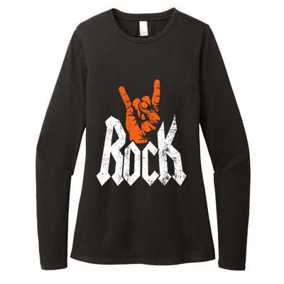 Rock And Roll Rock Music Rock Music Lover Womens CVC Long Sleeve Shirt