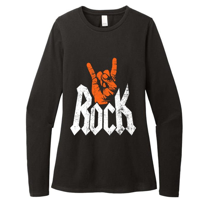 Rock And Roll Rock Music Rock Music Lover Womens CVC Long Sleeve Shirt