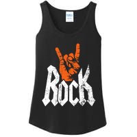 Rock And Roll Rock Music Rock Music Lover Ladies Essential Tank