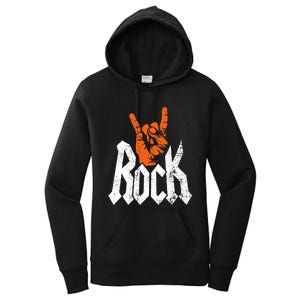 Rock And Roll Rock Music Rock Music Lover Women's Pullover Hoodie