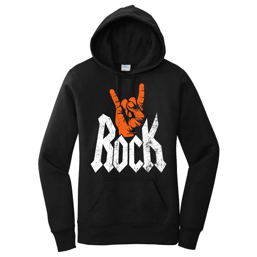 Rock And Roll Rock Music Rock Music Lover Women's Pullover Hoodie
