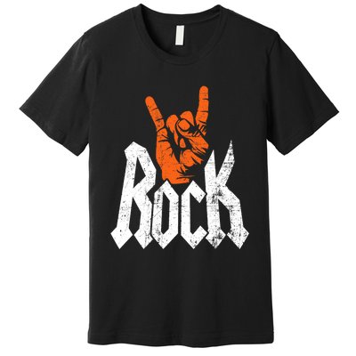 Rock And Roll Rock Music Rock Music Lover Premium T-Shirt