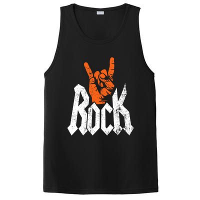 Rock And Roll Rock Music Rock Music Lover PosiCharge Competitor Tank