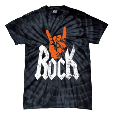 Rock And Roll Rock Music Rock Music Lover Tie-Dye T-Shirt