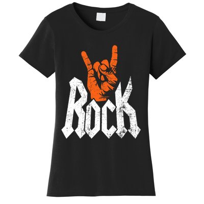 Rock And Roll Rock Music Rock Music Lover Women's T-Shirt