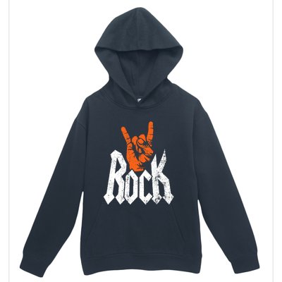 Rock And Roll Rock Music Rock Music Lover Urban Pullover Hoodie