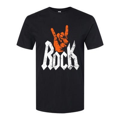 Rock And Roll Rock Music Rock Music Lover Softstyle CVC T-Shirt