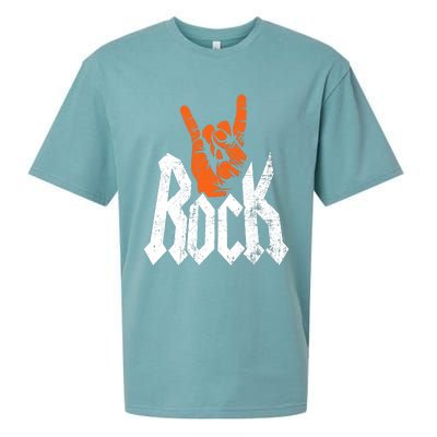 Rock And Roll Rock Music Rock Music Lover Sueded Cloud Jersey T-Shirt