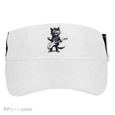 Rock And Roll Cat Guitar Adult Drive Performance Visor