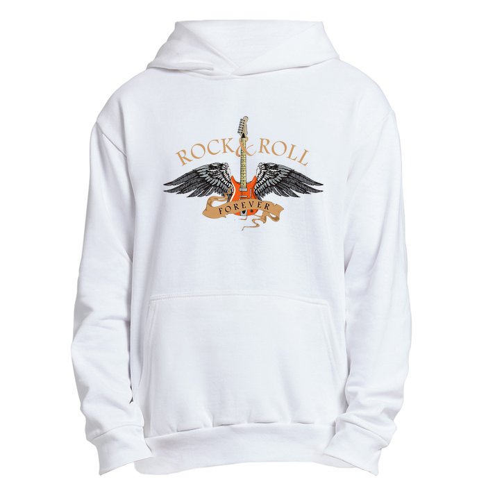 Rock And Roll Forever Urban Pullover Hoodie