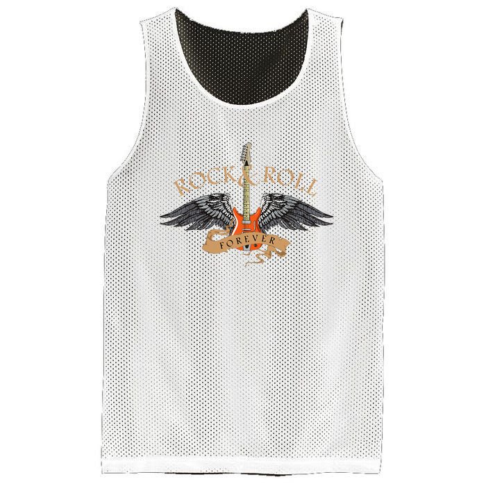 Rock And Roll Forever Mesh Reversible Basketball Jersey Tank