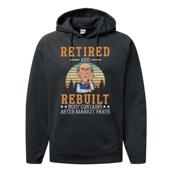 Retired And Rebuilt Body Contains Aftermarket Parts Performance Fleece Hoodie