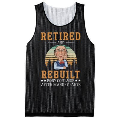 Retired And Rebuilt Body Contains Aftermarket Parts Mesh Reversible Basketball Jersey Tank