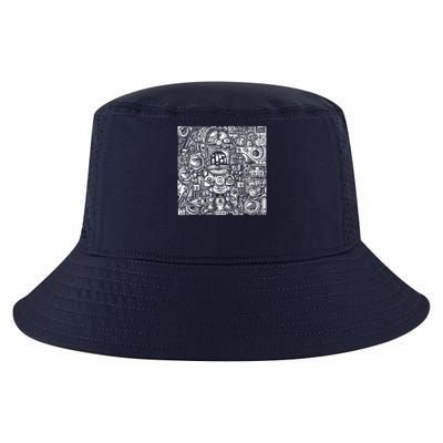 Robots Are Robots Cool Comfort Performance Bucket Hat