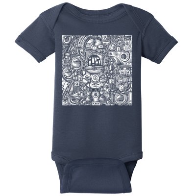 Robots Are Robots Baby Bodysuit
