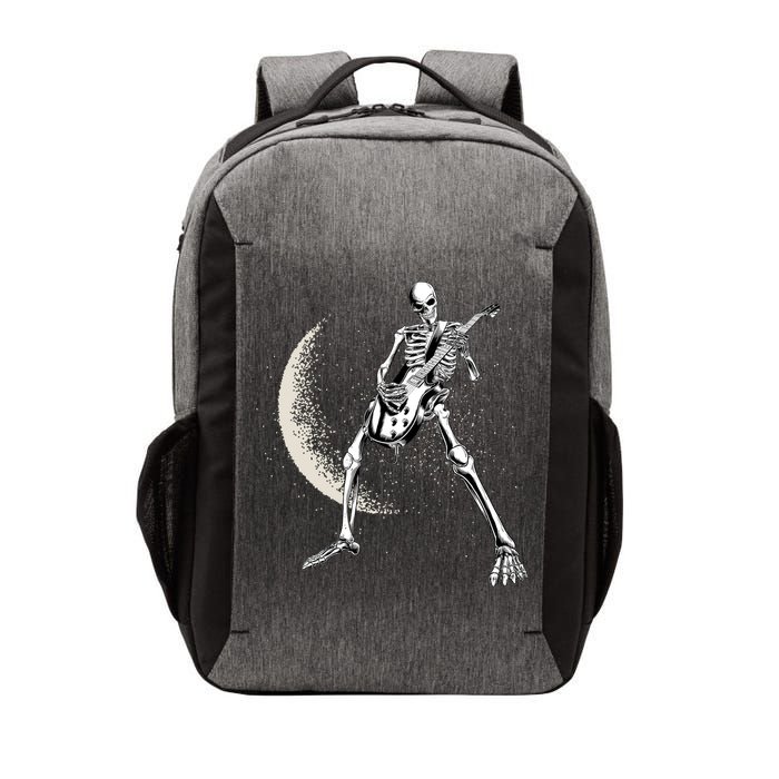 Rock And Roll Skeleton Moon Guitar Vector Backpack