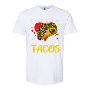 Roses Are Red Blah Tacos Funny Valentine Day Softstyle CVC T-Shirt