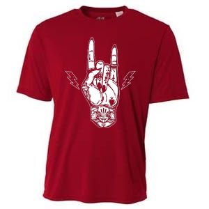 Rock And Roll Festival Art Tattoo Cooling Performance Crew T-Shirt