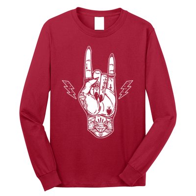 Rock And Roll Festival Art Tattoo Long Sleeve Shirt