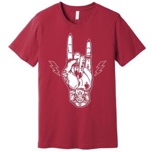 Rock And Roll Festival Art Tattoo Premium T-Shirt