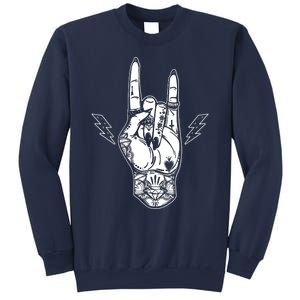 Rock And Roll Festival Art Tattoo Sweatshirt