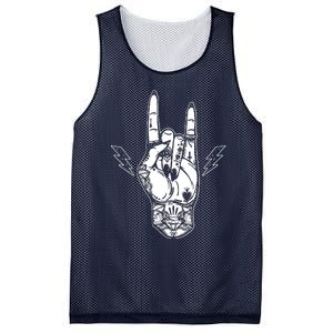 Rock And Roll Festival Art Tattoo Mesh Reversible Basketball Jersey Tank