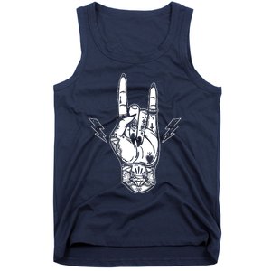 Rock And Roll Festival Art Tattoo Tank Top