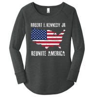 Reunite America RFK Kennedy Democrat President 2024 Women's Perfect Tri Tunic Long Sleeve Shirt