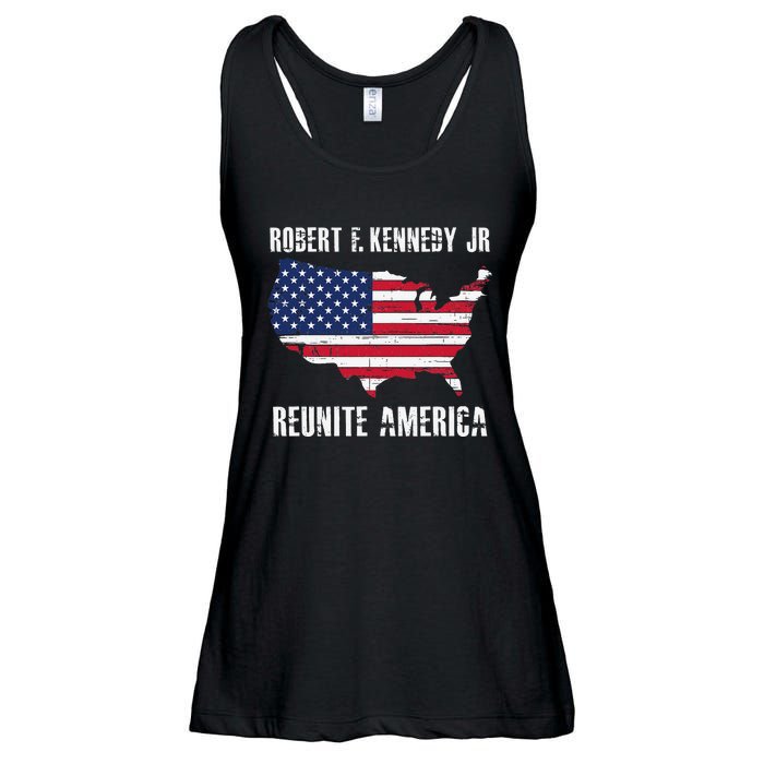 Reunite America RFK Kennedy Democrat President 2024 Ladies Essential Flowy Tank