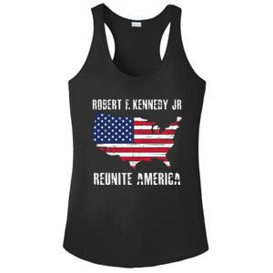 Reunite America RFK Kennedy Democrat President 2024 Ladies PosiCharge Competitor Racerback Tank