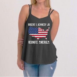 Reunite America RFK Kennedy Democrat President 2024 Women's Strappy Tank