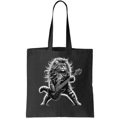 Rock And Roll Cat Playing Guitar Bag
