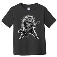 Rock And Roll Cat Playing Guitar Toddler T-Shirt