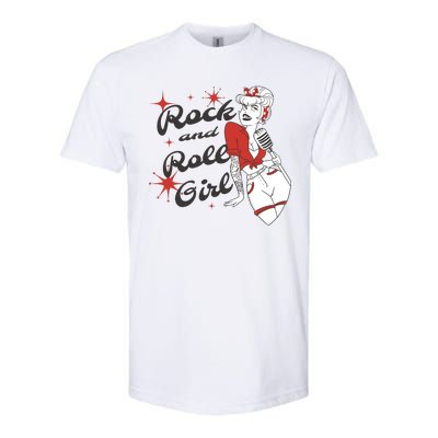 Rock And Roll Girl Vintage Softstyle® CVC T-Shirt