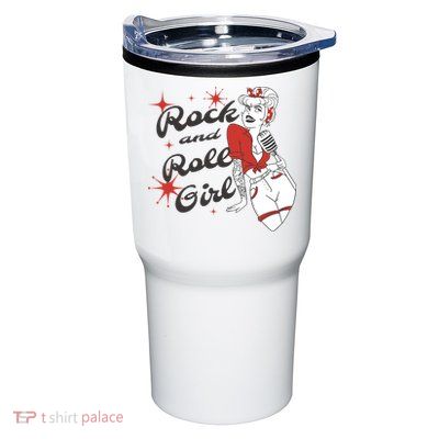 Rock And Roll Girl Vintage Tumbler