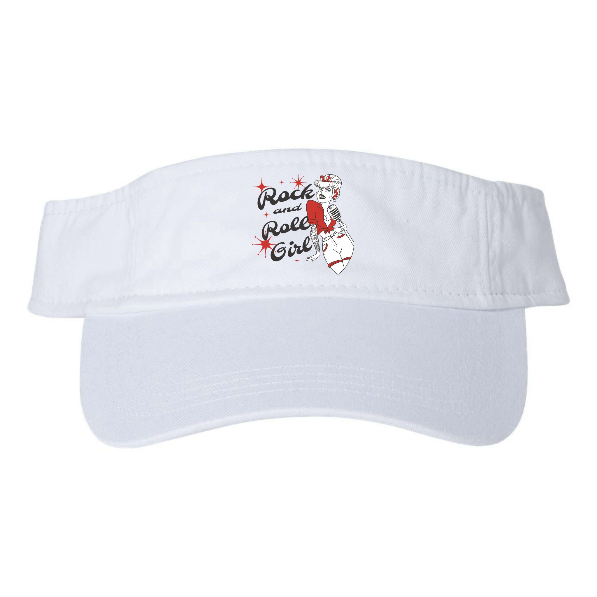 Rock And Roll Girl Vintage Visor