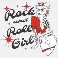 Rock And Roll Girl Vintage Visor