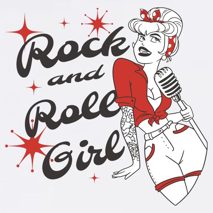 Rock And Roll Girl Vintage Visor